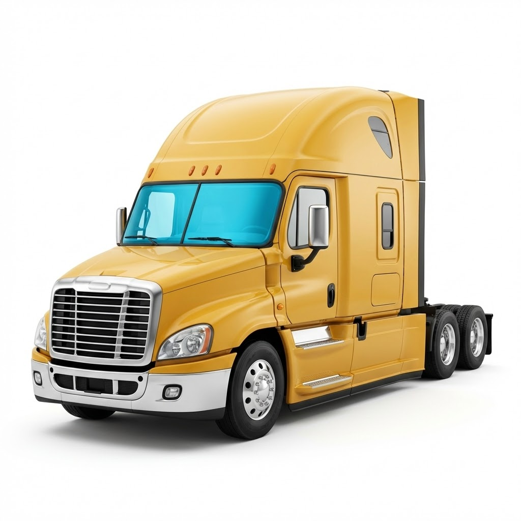 Freightliner Cascadia Windshield Replacement (2013–2017) — Standard (No Sensor)