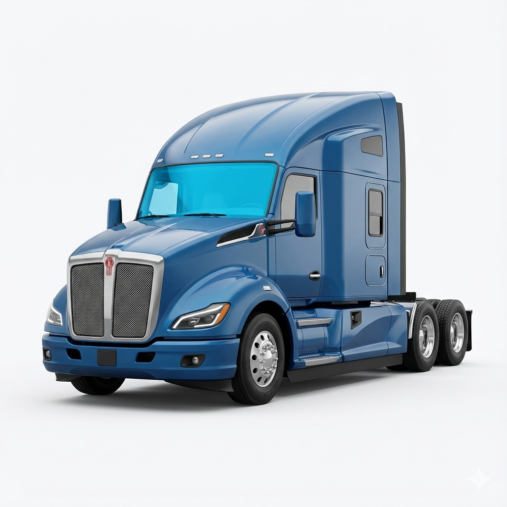 Kenworth T680 Next Gen Windshield Replacement (2021–2025) — Heated
